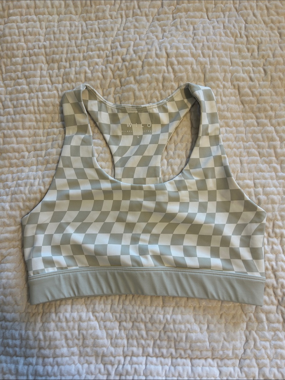 Wilo Checkered Sports Bra
